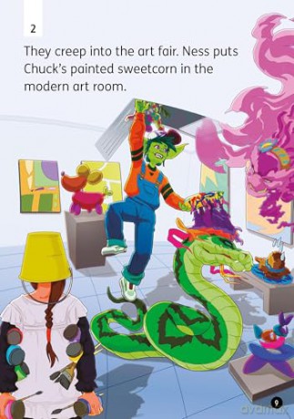The Big Six Get Artistic: The Big Six #2 - Little Wandle high-low decodable reader for ages 7+ (Striders Phonics Readers) - Jonny Walker [KSIĄŻKA]