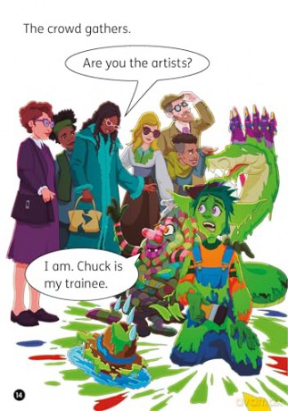 The Big Six Get Artistic: The Big Six #2 - Little Wandle high-low decodable reader for ages 7+ (Striders Phonics Readers) - Jonny Walker [KSIĄŻKA]