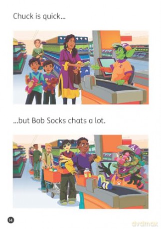 The Big Six Get Jobs: The Big Six #1 - Little Wandle high-low decodable reader for ages 7+ (Striders Phonics Readers) - Jonny Walker [KSIĄŻKA]