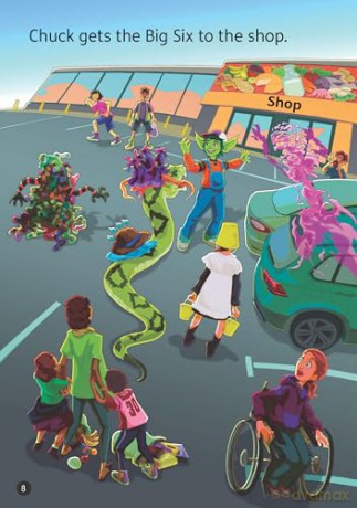 The Big Six Get Jobs: The Big Six #1 - Little Wandle high-low decodable reader for ages 7+ (Striders Phonics Readers) - Jonny Walker [KSIĄŻKA]