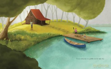 The Blue Canoe: A Picture Book - Sheryl McFarlane [KSIĄŻKA]