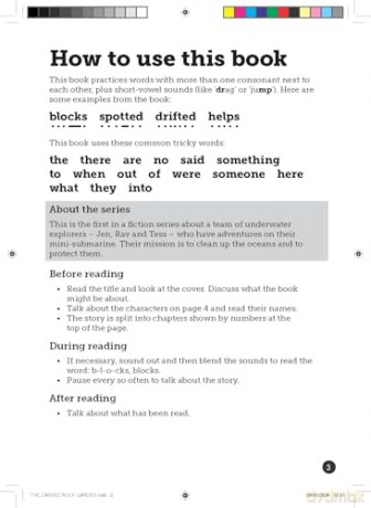 The Carved Rock Garden: Underwater Explorers #2 - Little Wandle high-low decodable reader for ages 7+ (Striders Phonics Readers) - Zoe Clarke [KSIĄŻKA]