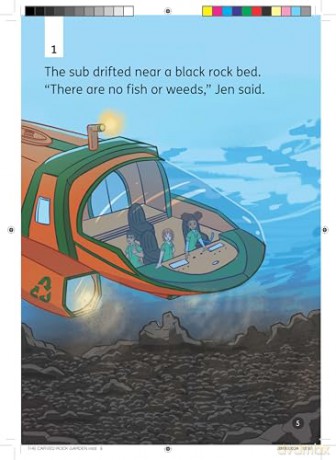 The Carved Rock Garden: Underwater Explorers #2 - Little Wandle high-low decodable reader for ages 7+ (Striders Phonics Readers) - Zoe Clarke [KSIĄŻKA]