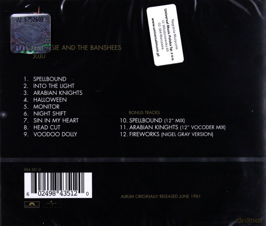 Siouxsie & The Banshees: Ju Ju [CD]