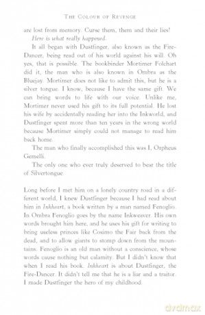 The Colour of Revenge: a return to the internationally-bestselling world of Inkheart, perfect for Christmas - Cornelia Funke [KSIĄŻKA]