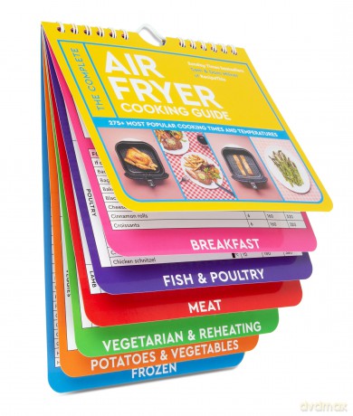 The Complete Air Fryer Cooking Guide: 275+ Most Popular Cooking Times and Temperatures (Air Fryer Cookbook series) - Sam Milner [KSIĄŻKA]
