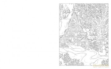 The Cosy Christmas Colouring Book: Delightful images for seasonal cheer (Arcturus Creative Colouring) - Tansy Willow [KSIĄŻKA]