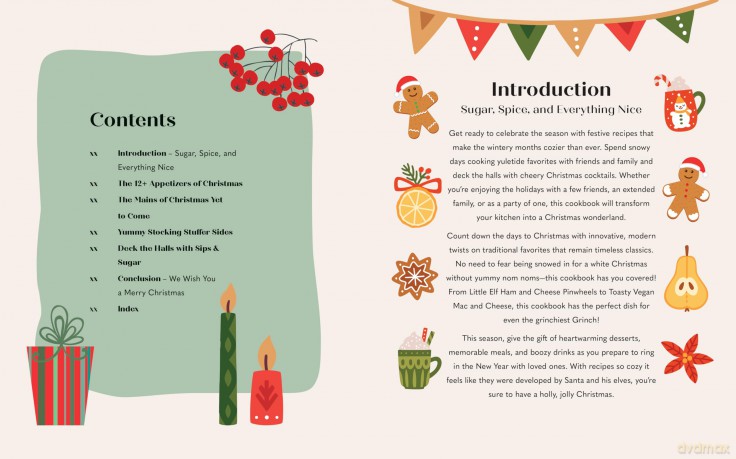 The Cozy Christmas Cookbook: 50 Recipes to Rediscover the Magic of the Season - Taylor Vance [KSIĄŻKA]