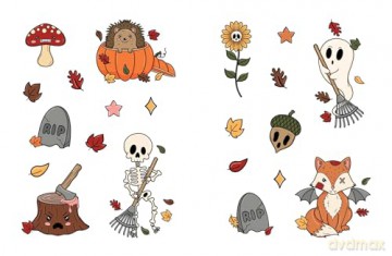 The Creepy Cute Sticker Book: 500+ Stickers to Scare You Silly (Creepy Cute Gift Series) - Gaynor Carradice [KSIĄŻKA]
