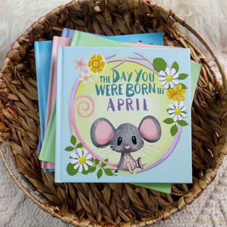 The Day You Were Born In April: A Baby Birth Gift Book - Lucy Tapper [KSIĄŻKA]