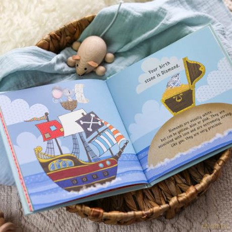 The Day You Were Born In April: A Baby Birth Gift Book - Lucy Tapper [KSIĄŻKA]