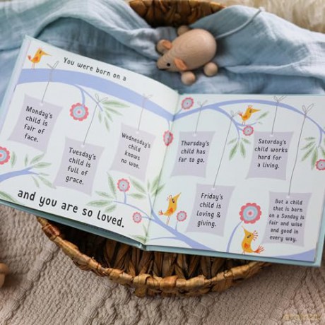 The Day You Were Born In April: A Baby Birth Gift Book - Lucy Tapper [KSIĄŻKA]