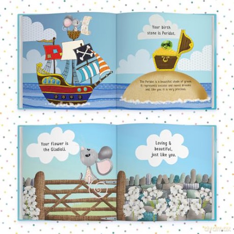 The Day You Were Born In August: A Baby Birth Gift Book - Lucy Tapper [KSIĄŻKA]