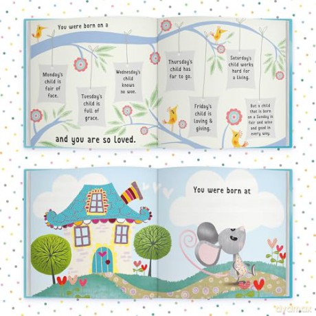The Day You Were Born In August: A Baby Birth Gift Book - Lucy Tapper [KSIĄŻKA]