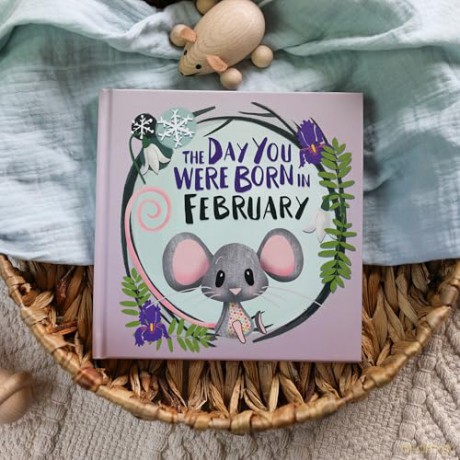The Day You Were Born In February: A Baby Birth Gift Book - Lucy Tapper [KSIĄŻKA]