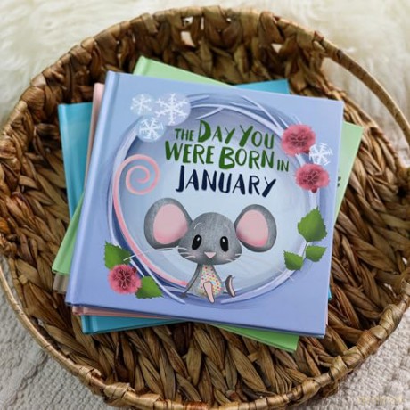 The Day You Were Born In January: A Baby Birth Gift Book - Lucy Tapper [KSIĄŻKA]