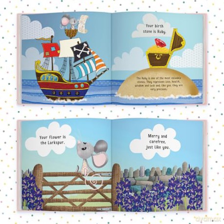 The Day You Were Born In July: A Baby Birth Gift Book - Lucy Tapper [KSIĄŻKA]