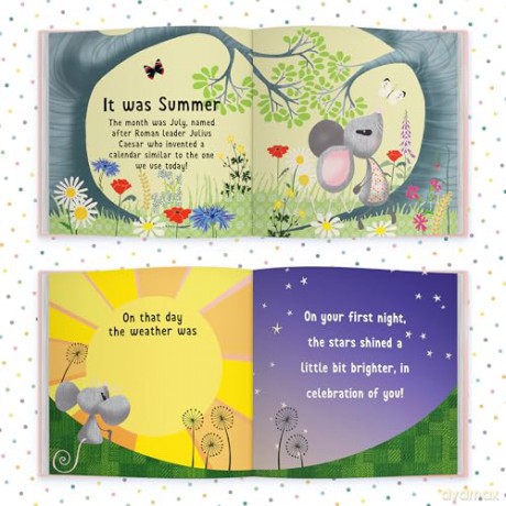 The Day You Were Born In July: A Baby Birth Gift Book - Lucy Tapper [KSIĄŻKA]