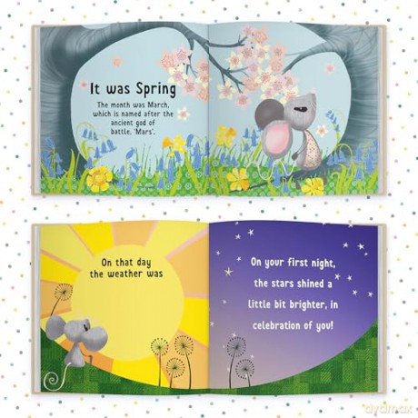 The Day You Were Born In March: A Baby Birth Gift Book - Lucy Tapper [KSIĄŻKA]