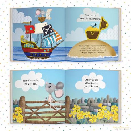 The Day You Were Born In March: A Baby Birth Gift Book - Lucy Tapper [KSIĄŻKA]