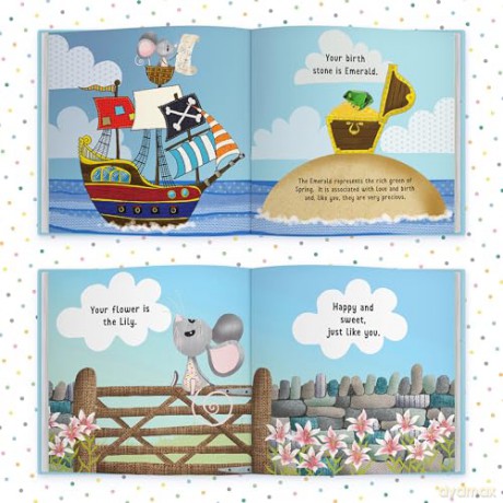 The Day You Were Born In May: A Baby Birth Gift Book - Lucy Tapper [KSIĄŻKA]