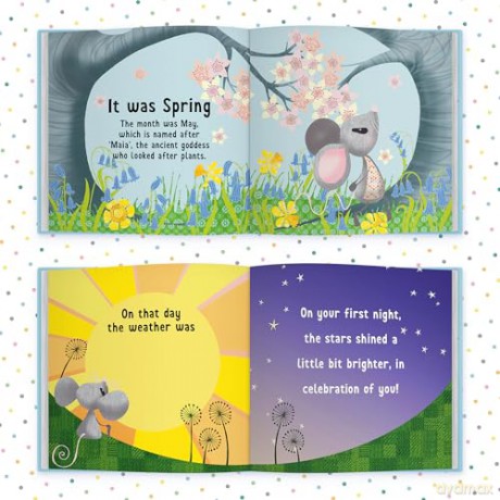 The Day You Were Born In May: A Baby Birth Gift Book - Lucy Tapper [KSIĄŻKA]