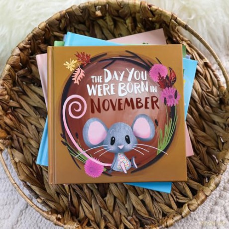 The Day You Were Born In November: A Baby Birth Gift Book - Lucy Tapper [KSIĄŻKA]