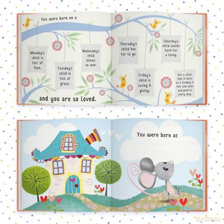 The Day You Were Born In October: A Baby Birth Gift Book - Lucy Tapper [KSIĄŻKA]