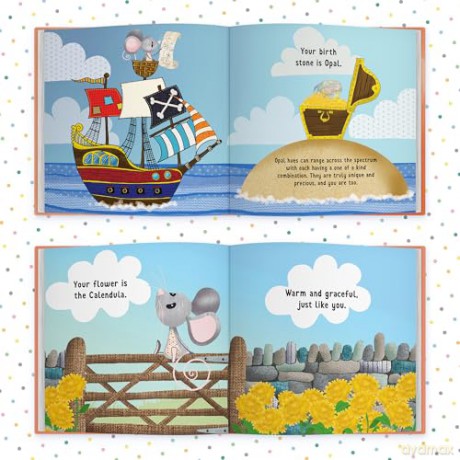The Day You Were Born In October: A Baby Birth Gift Book - Lucy Tapper [KSIĄŻKA]