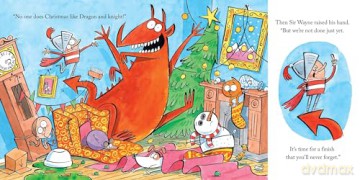 The Dragon with the Blazing Bottom at Christmas: A hilariously farty festive picture book - Beach [KSIĄŻKA]
