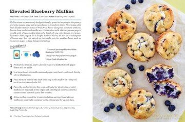 The Easy Three-Ingredient College Cookbook: 100 Quick, Low-Cost Recipes That Fit Your Budget AND Schedule! - Robin Fields [KSIĄŻKA]