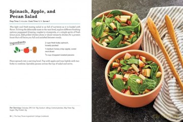 The Easy Three-Ingredient College Cookbook: 100 Quick, Low-Cost Recipes That Fit Your Budget AND Schedule! - Robin Fields [KSIĄŻKA]