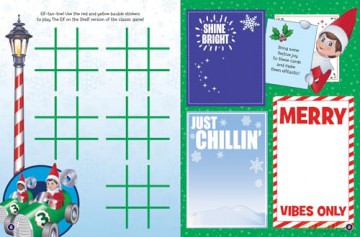 The Elf on the Shelf Christmas Sticker Book: Colouring, Puzzles, Games and over 200 stickers for lots of festive fun! - The Elf on the Shelf [KSIĄŻKA]