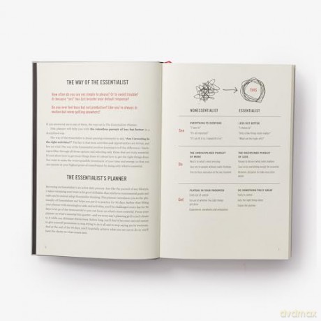 The Essentialism Planner: A 90-Day Guide to Accomplishing More by Doing Less - Greg McKeown [KSIĄŻKA]