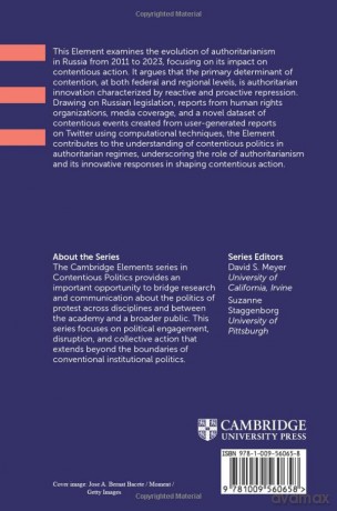 The Evolution of Authoritarianism and Contentious Action in Russia (Elements in Contentious Politics) - Bogdan Mamaev [KSIĄŻKA]