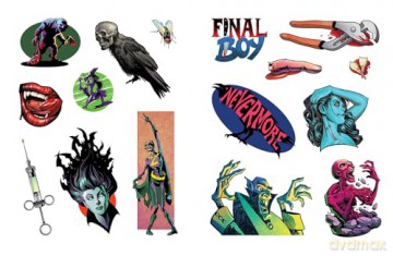 The Extreme Horror Sticker Book: 500+ Stickers to Keep You Up at Night - Andy Price [KSIĄŻKA]