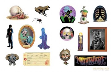 The Extreme Horror Sticker Book: 500+ Stickers to Keep You Up at Night - Andy Price [KSIĄŻKA]