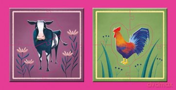 The Farm (Mini Puzzles) - White Star [KSIĄŻKA]
