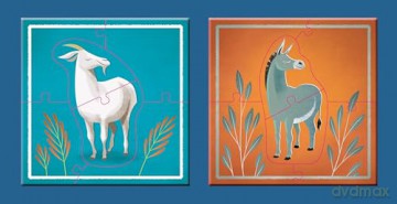 The Farm (Mini Puzzles) - White Star [KSIĄŻKA]