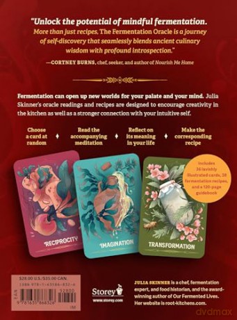 The Fermentation Oracle: Readings and Recipes to Take You on a Magical Culinary Journey; 36 Oracle Cards and Guidebook - Julia Skinner [KSIĄŻKA]