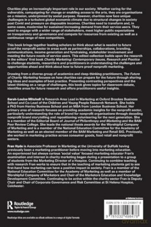 The Future of Charity Marketing (Routledge Studies in Marketing) - Sarah-Louise Mitchell [KSIĄŻKA]