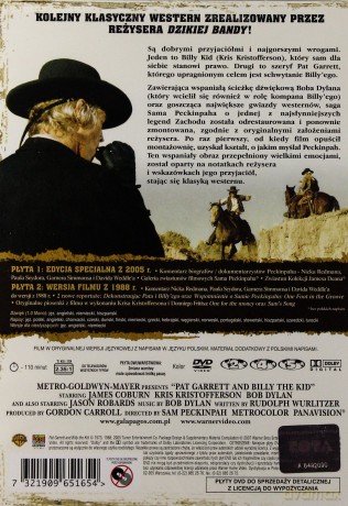Pat Garrett i Billy Kid edycja specjalna [2DVD]