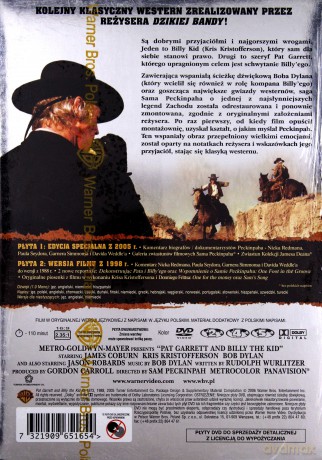 Pat Garrett i Billy Kid edycja specjalna [2DVD]