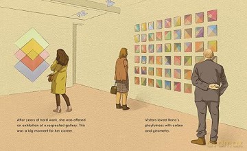 The Girl Who Played With Colour: The Story of the Artist Rana Begum: 2 (Deshis Create) - Samira Ahmed [KSIĄŻKA]