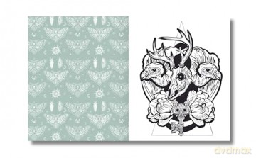 The Gothic Colouring Book: Over 45 Images (Arcturus Horror Colouring) - Tansy Willow [KSIĄŻKA]