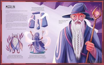 The Great Book of Legendary Witches and Wizards (Great Book of Legends) - Tea Orsi [KSIĄŻKA]
