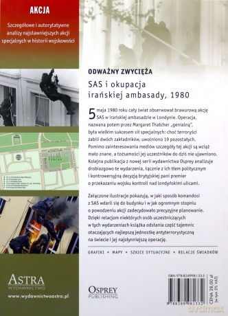 Odważny zwycięża. SAS i okupacja irańskiej ambasady, 1980 - Gregory Fremont-Barnes [KSIĄŻKA]