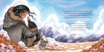 The Great Giants of the Arctic: Bilingual Inuktitut and English Edition - Kaja Kajfež [KSIĄŻKA]