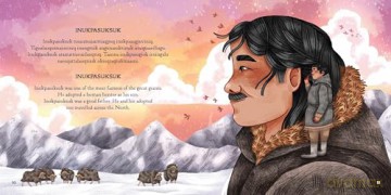 The Great Giants of the Arctic: Bilingual Inuktitut and English Edition - Kaja Kajfež [KSIĄŻKA]