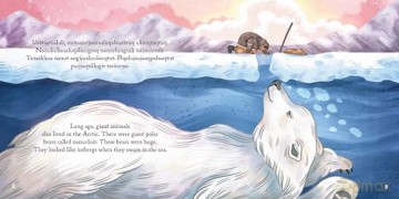 The Great Giants of the Arctic: Bilingual Inuktitut and English Edition - Kaja Kajfež [KSIĄŻKA]